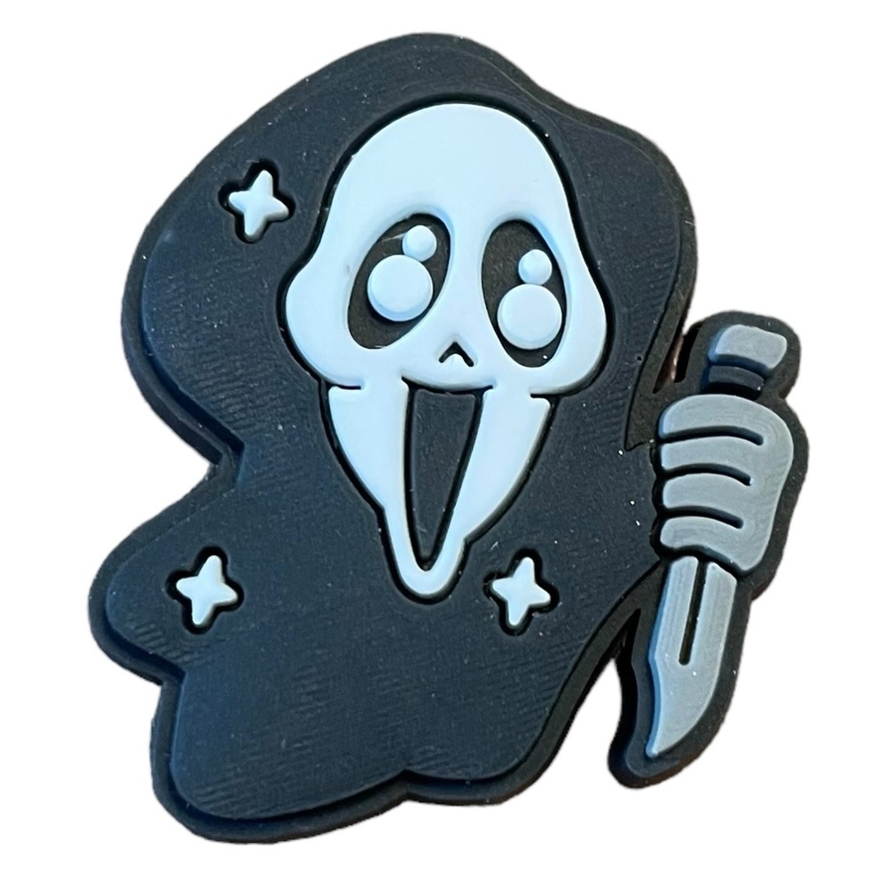 Ghostface Croc Charm